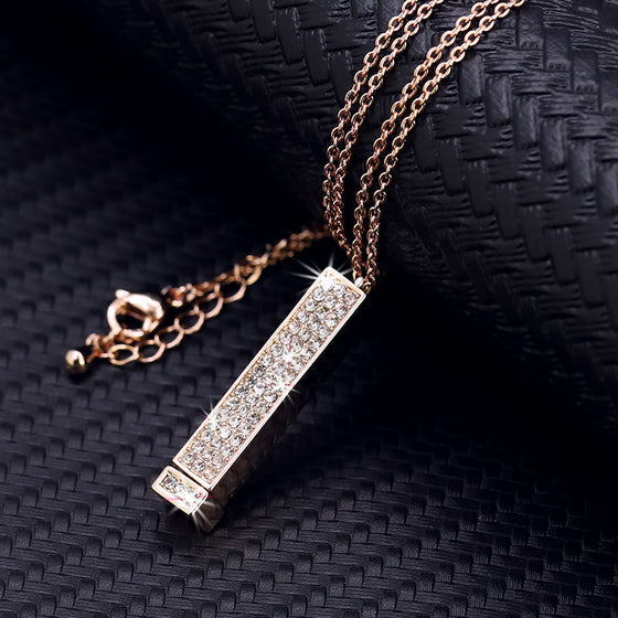 Geheime Botschaft „Ich liebe dich“-Anhänger-Halskette