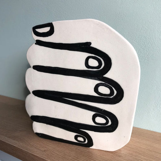 Einzigartige Handvase