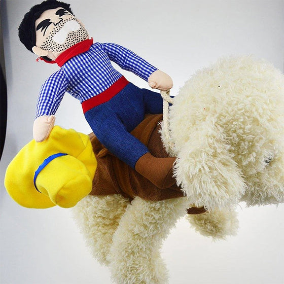 Hundekostüm - Cowboyreiter