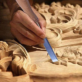 Flachschaufel-Holzmeißel-Sets