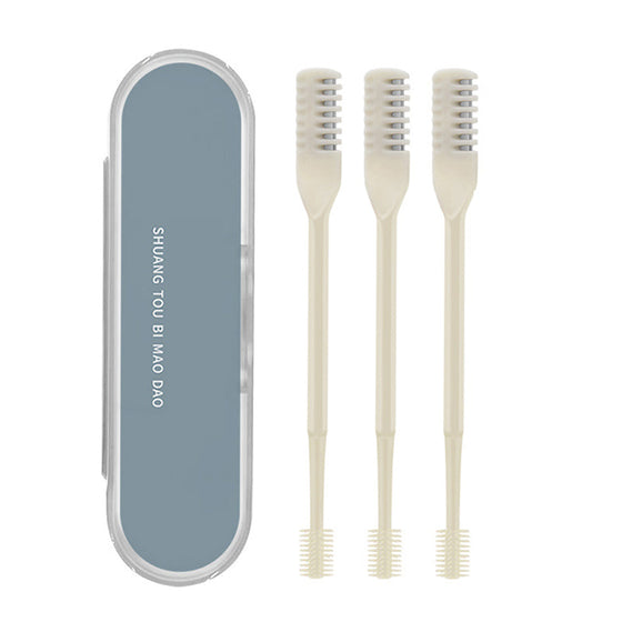 Doppelköpfiges Haarmesser aus Edelstahl