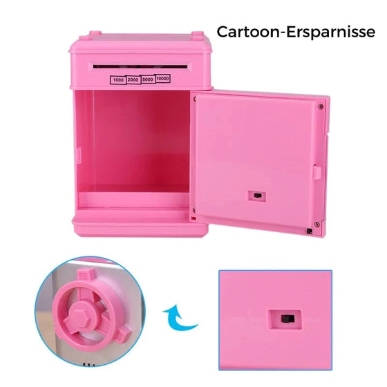 Kinderspardose mit Zahlenschloss