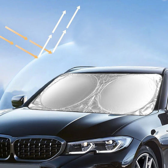 Auto-Sonnenblende Sonnenblende mit zwei Ringen