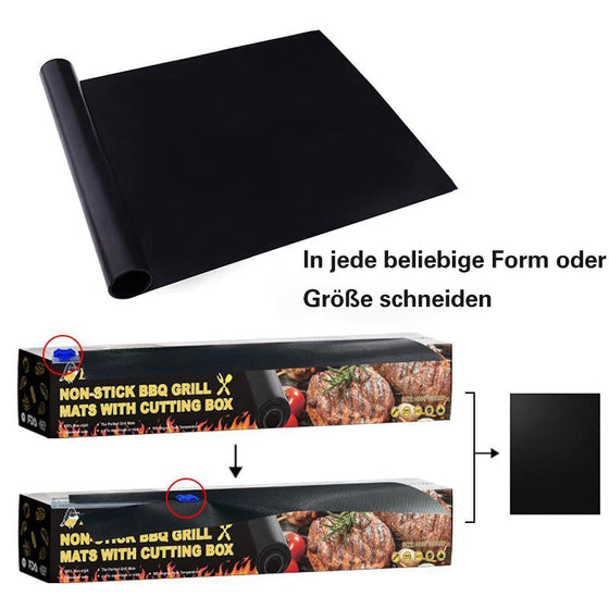 BBQ-Grillmatte mit Schneidbox