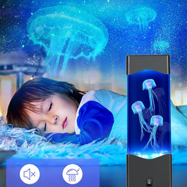 Multicolor-Quallen-Lavalampe