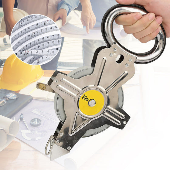 Tragbares Bandmaß aus Edelstahl