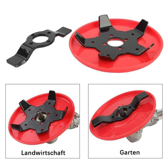 Unkrautsteg für Rasenmäher aus Metall