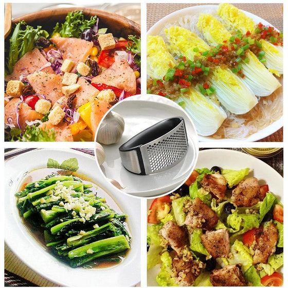 Hochwertige Knoblauchpresse aus Edelstahl