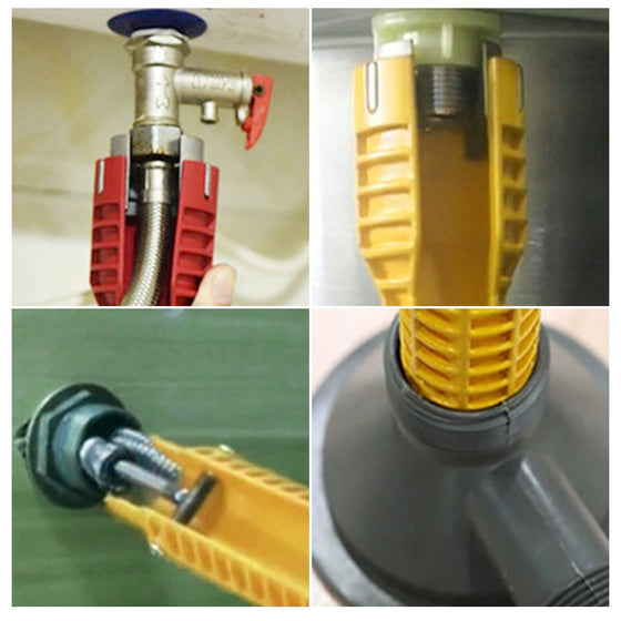 Werkzeuge für den Austausch von Wasserhähnen