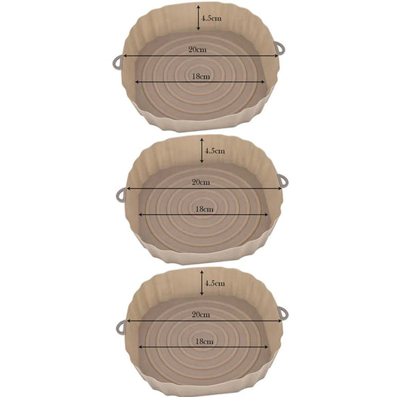 Permanent Silicone Trays for Air Fryer