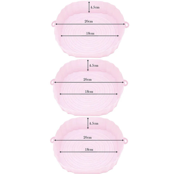Permanent Silicone Trays for Air Fryer