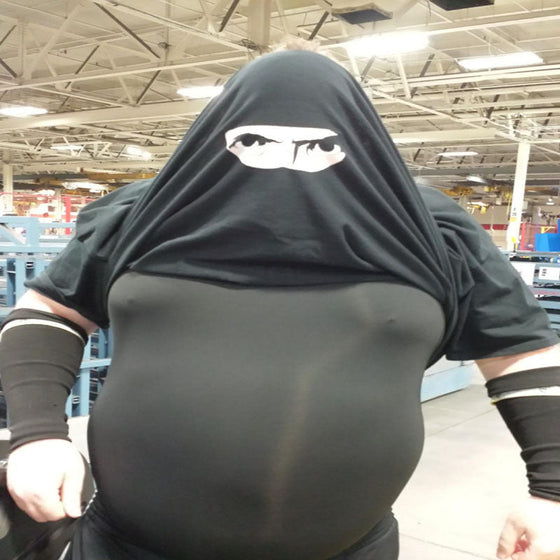 Ninja-Verkleidungs-T - Shirt