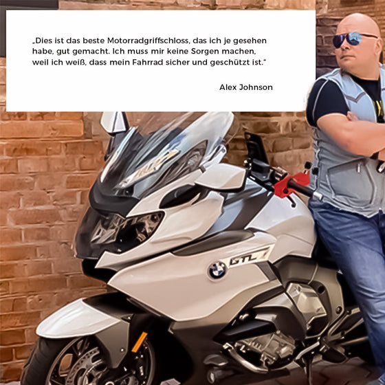 Motorradgriffschloss