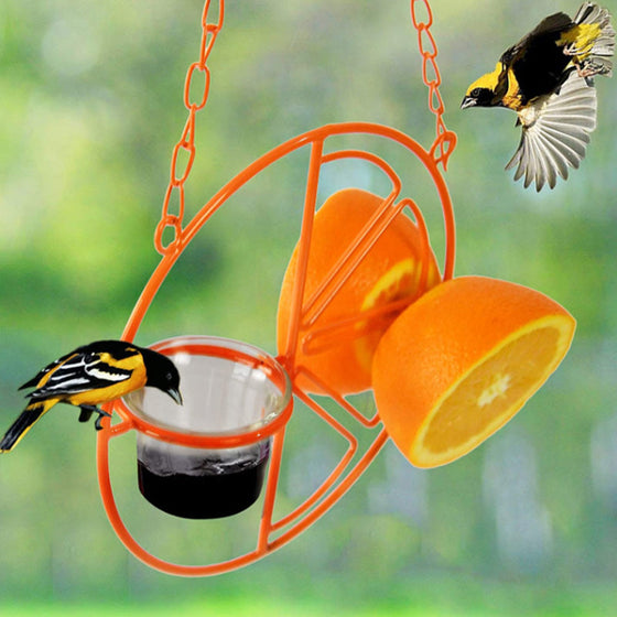 2-in-1-Vogelfutterspender zum Aufhängen