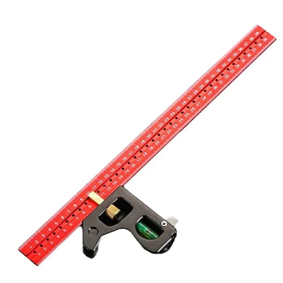 Kombinationswinkel Lineal 45-90 Grad Markierung