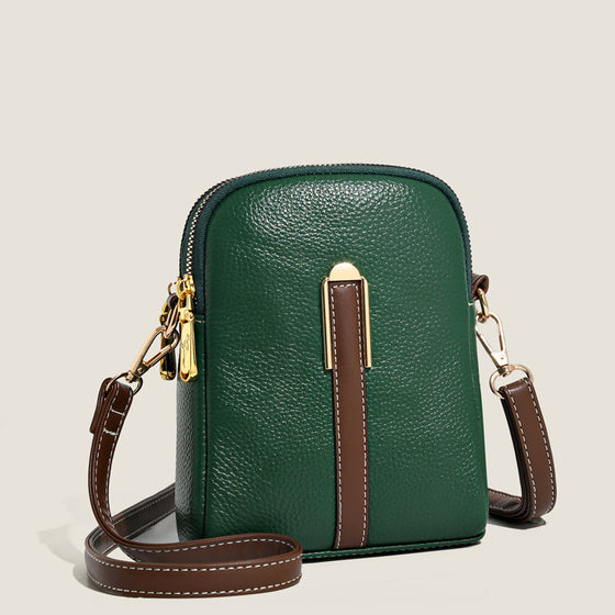 Neue Handytasche aus Leder mit Litschimuster