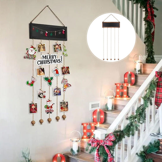 Holzbilderrahmen Collage Wanddekoration