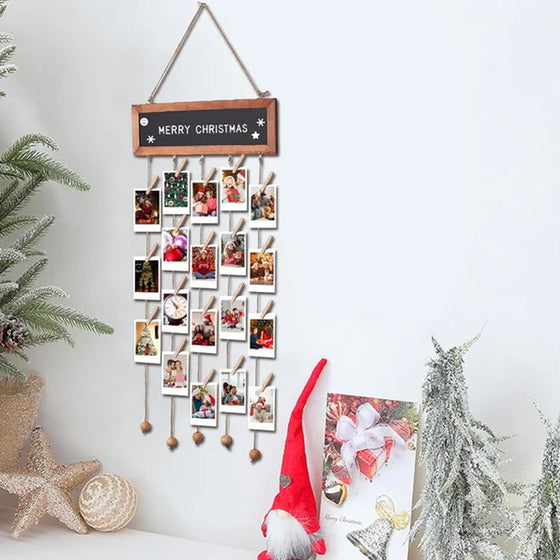 Holzbilderrahmen Collage Wanddekoration