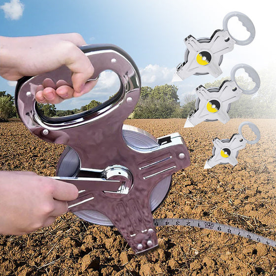 Tragbares Bandmaß aus Edelstahl