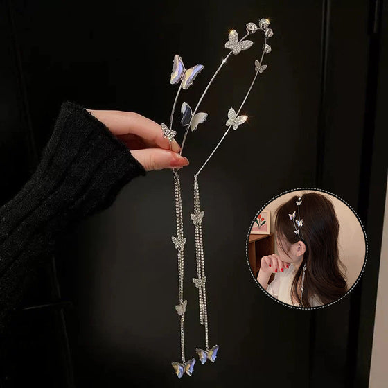 Schmetterling Quaste Haar Kristall Fee Haarband