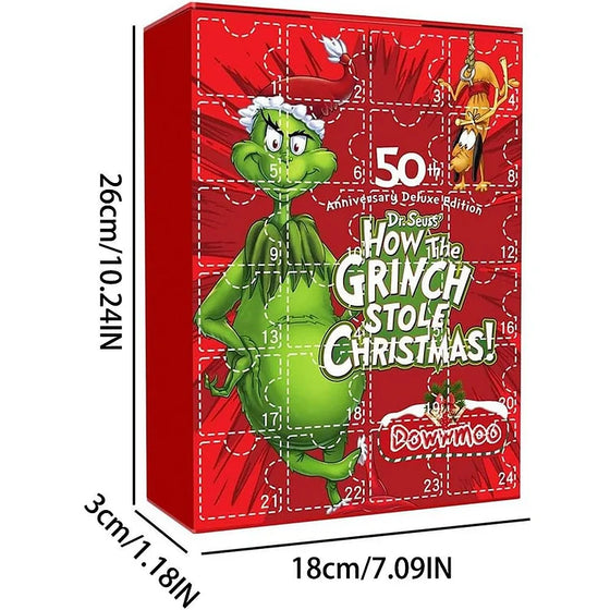 Grüner Monster-Weihnachtskalender