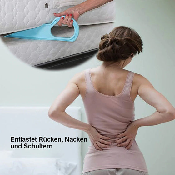 Praktisches Werkzeug zum Bettenmachen und Anheben der Matratze