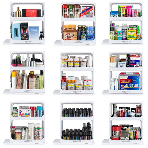 Rotierender Gewürzregal-Organisator