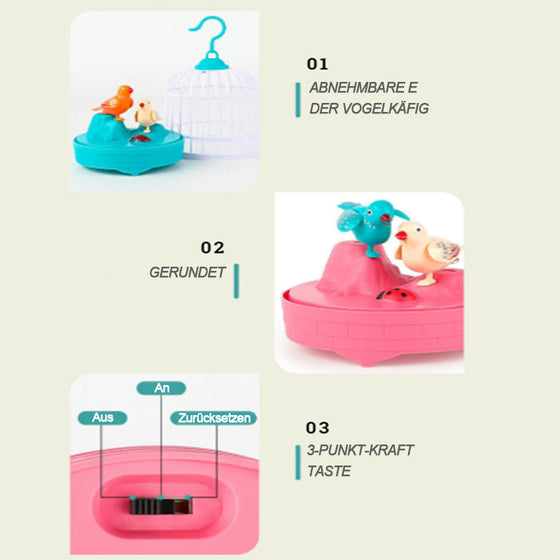 Lustiges sprechendes Vogelkäfig-Spielzeug