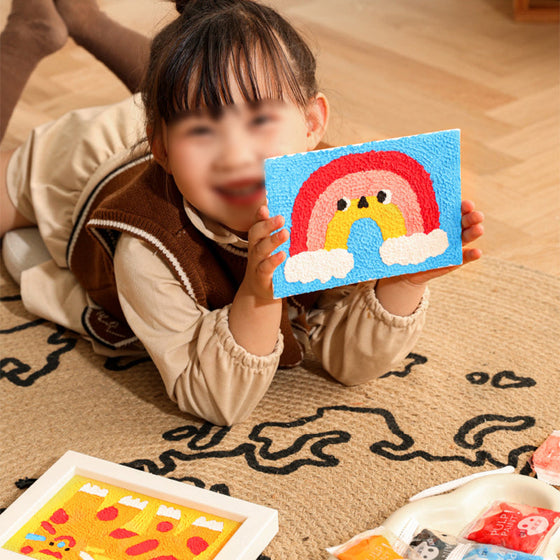 Pulp Poking Texture Painting DIY handgemachtes Spielzeug