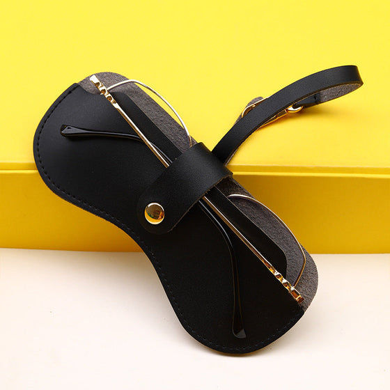 Sonnenbrillentasche aus weichem Leder