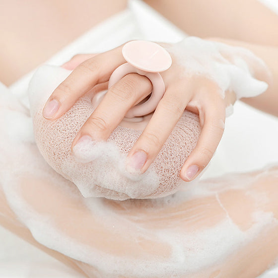 Superweicher Badeschwamm Blume