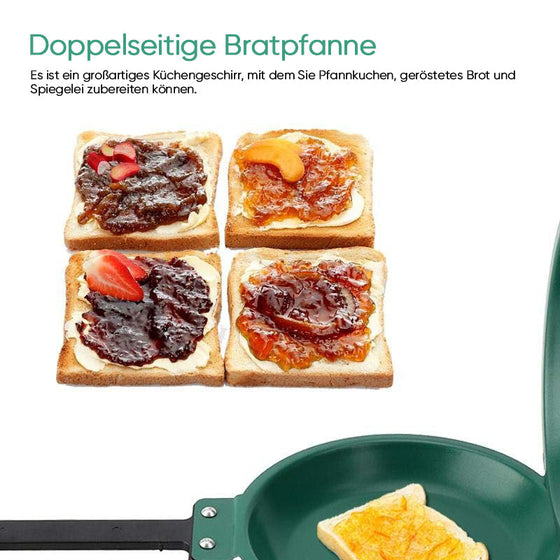 Doppelseitige antihafte Pfanne