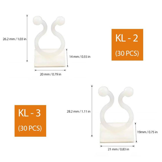 Pflanzenkletterwandclip