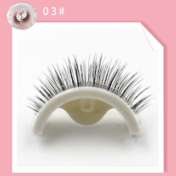 Wiederverwendbare selbstklebende Wimpern