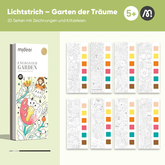 Aquarell-Malbuch im Taschenformat
