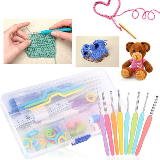 Ein praktisches Set Strick-Requisiten