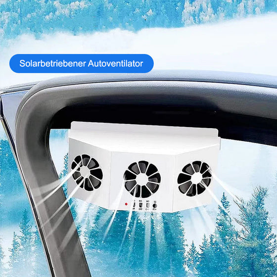 Solarbetriebener Fahrzeugabluftventilator