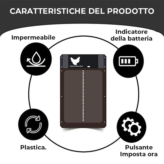 Automatische Geflügelstalltür