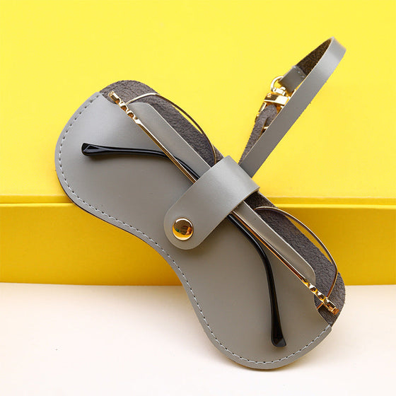 Sonnenbrillentasche aus weichem Leder