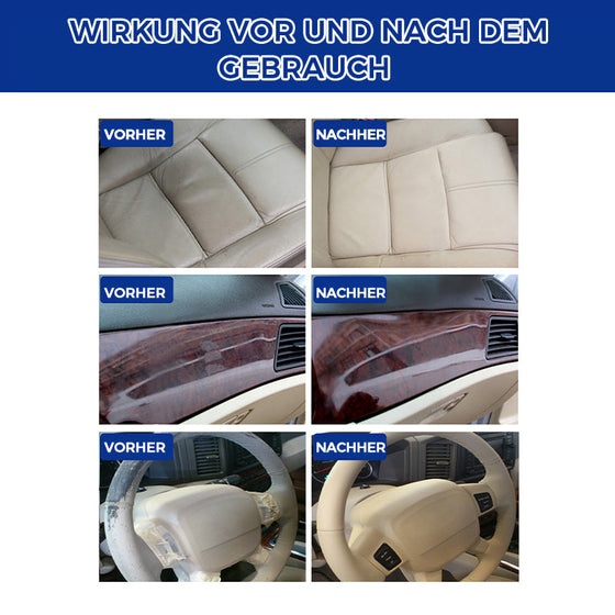 Volleffekt-Reiniger für Autoinnenteppiche aus Leder