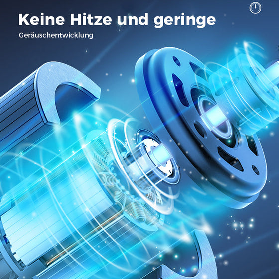 Tragbare Luftpumpe mit Digitalanzeige