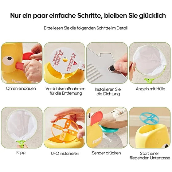 Katapult fliegende Untertasse Spielzeug