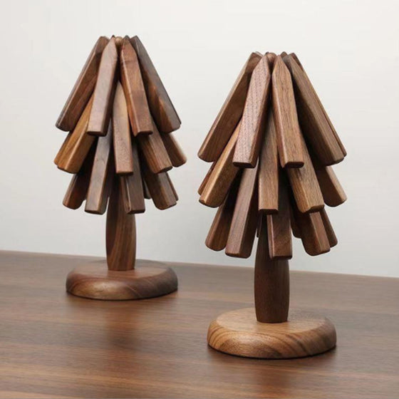 Schwarzer Walnussholz Untersetzer