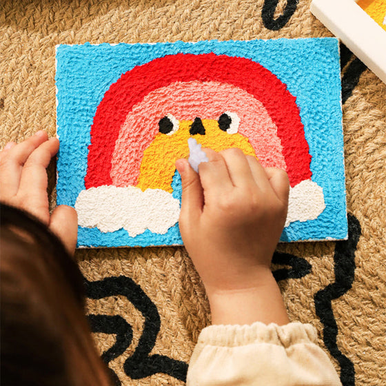 Pulp Poking Texture Painting DIY handgemachtes Spielzeug