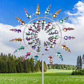 Garden Magic Kinetische Windmühle aus Metall