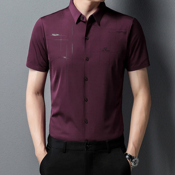 Herren-Businesshemd aus Eisseide