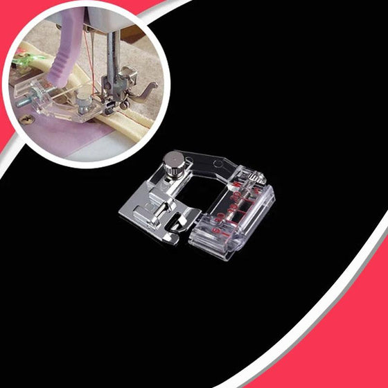 Einstellbarer Schrägbinder-Nähfuß