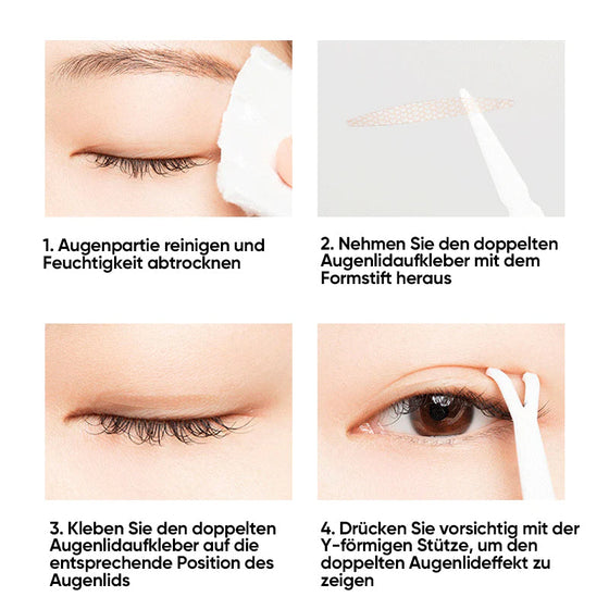Kit für unsichtbare Augenlidstreifen
