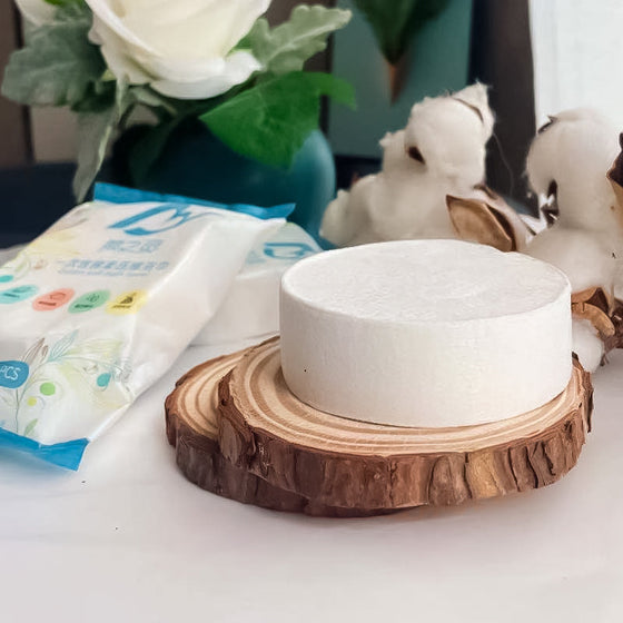 Einweg-Badetuch aus komprimierter Baumwolle