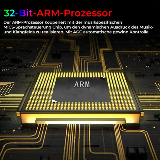 Kabellose Soundaktivierte RGB-Lichtleiste